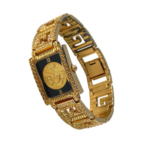 Versace Vintage Medusa Gold-Plated Watch